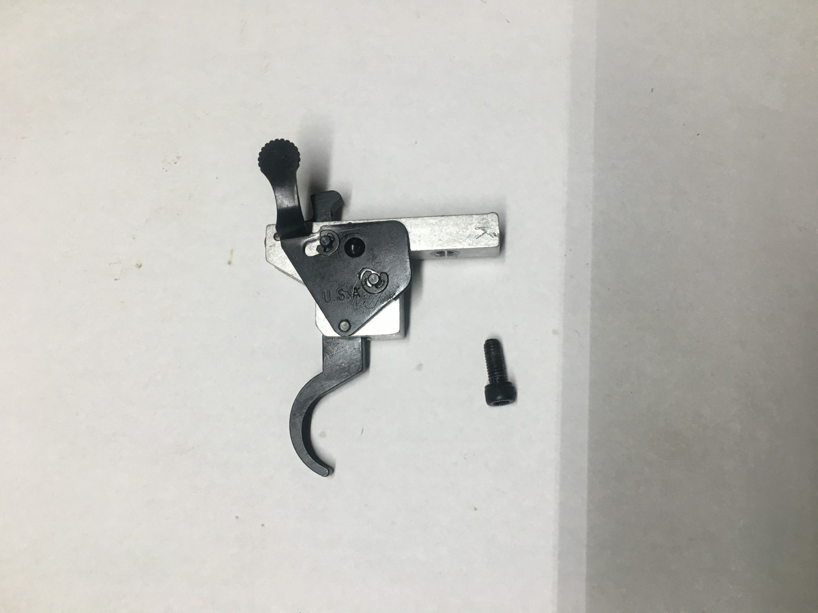 Knight American Muzzleloader Rifle Trigger Assembly with mounting screw