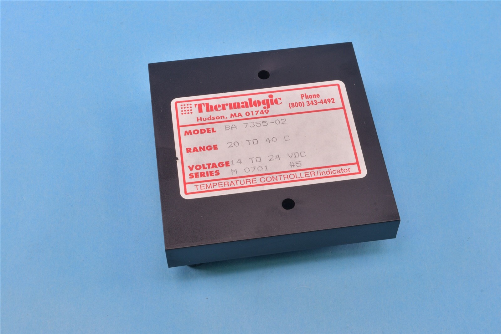 Thermalogy 20-40 Degrees Celsius 14-24VDC Temperature Controllers/Indictor