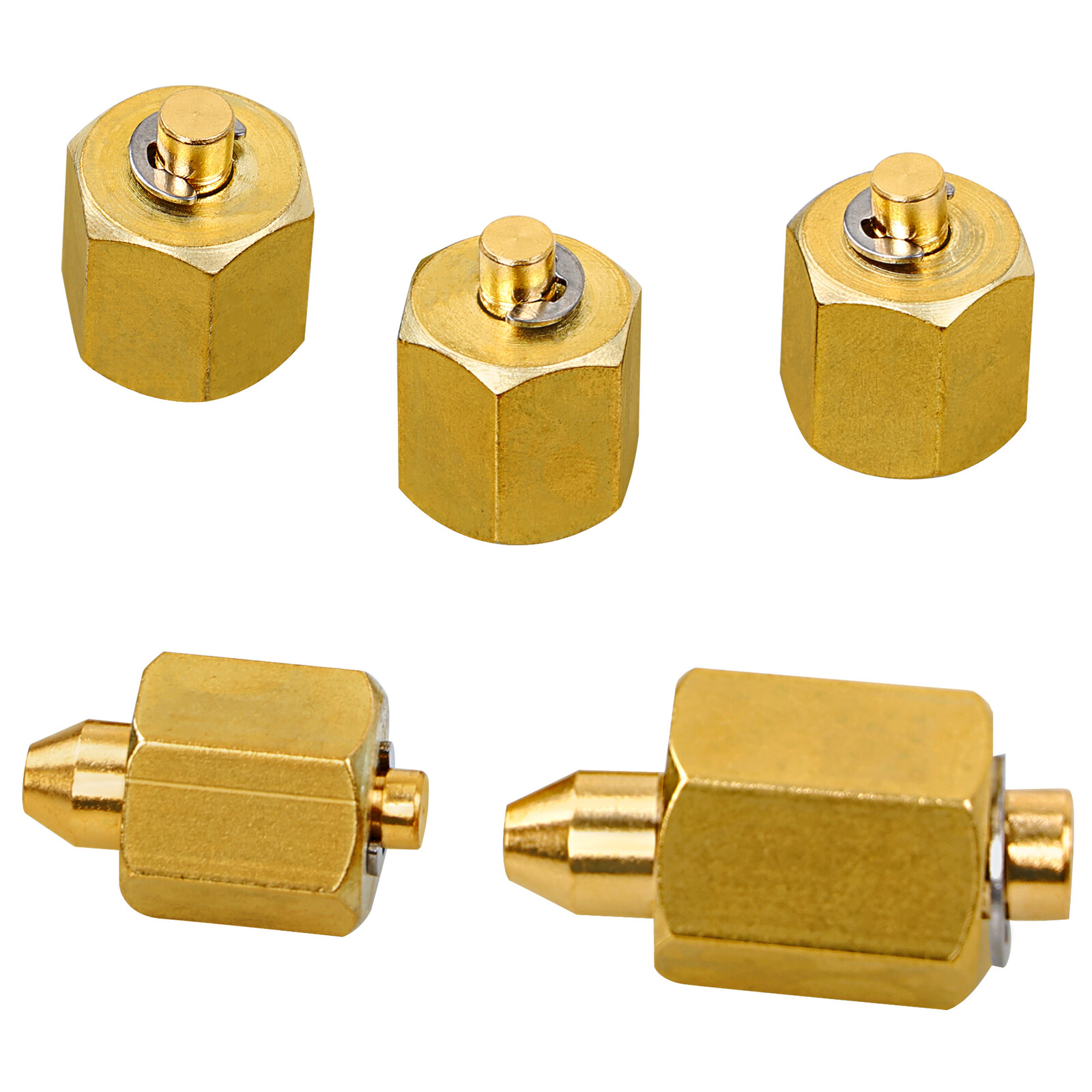 10810 Injector Rail Fuel Line Cap Set - 5 Pcs Rail Fuel Injector Block-off Cap