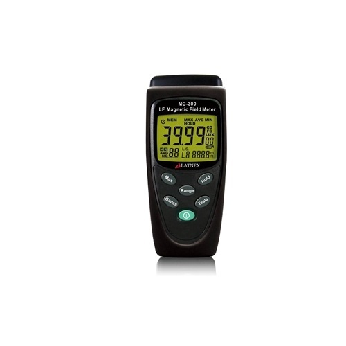 Latnex MG-300 Gauss and Magnetic Field Meter w/ Protection Boot & Black Case