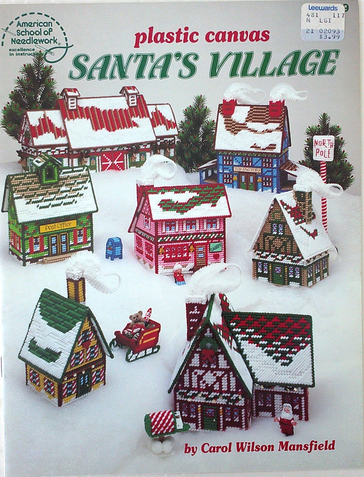 ASN Plastic Canvas Santa's Village Carol Mansfield Pattern Booklet