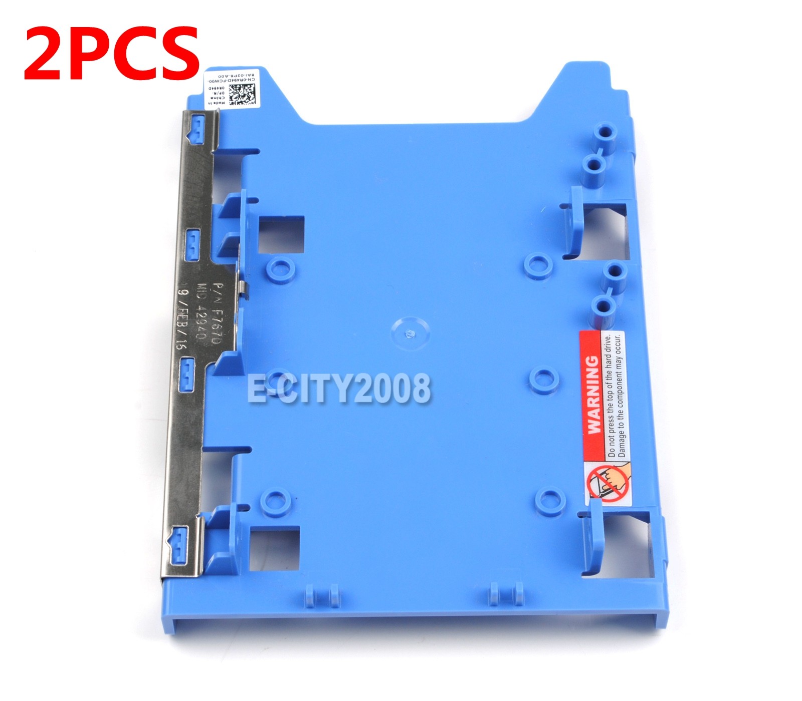 2Pcs 3.5" to 2.5" SSD HDD Caddy Adapter For Dell OptiPlex 3010 3020 7010 9020
