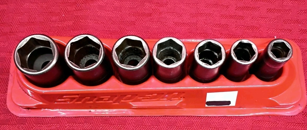 Snap-on 7pc Impact Socket Set SAE 3/8" Drive 6pt