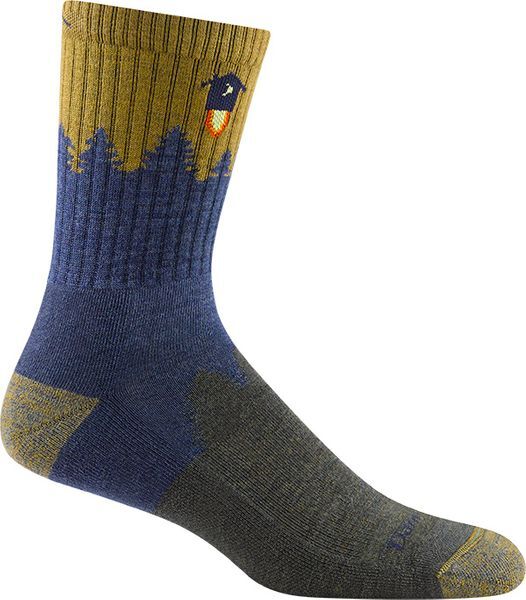 USA Darn Tough 1974 Denim Men's Number 2 Micro Crew Midweight Hiking Socks Sock