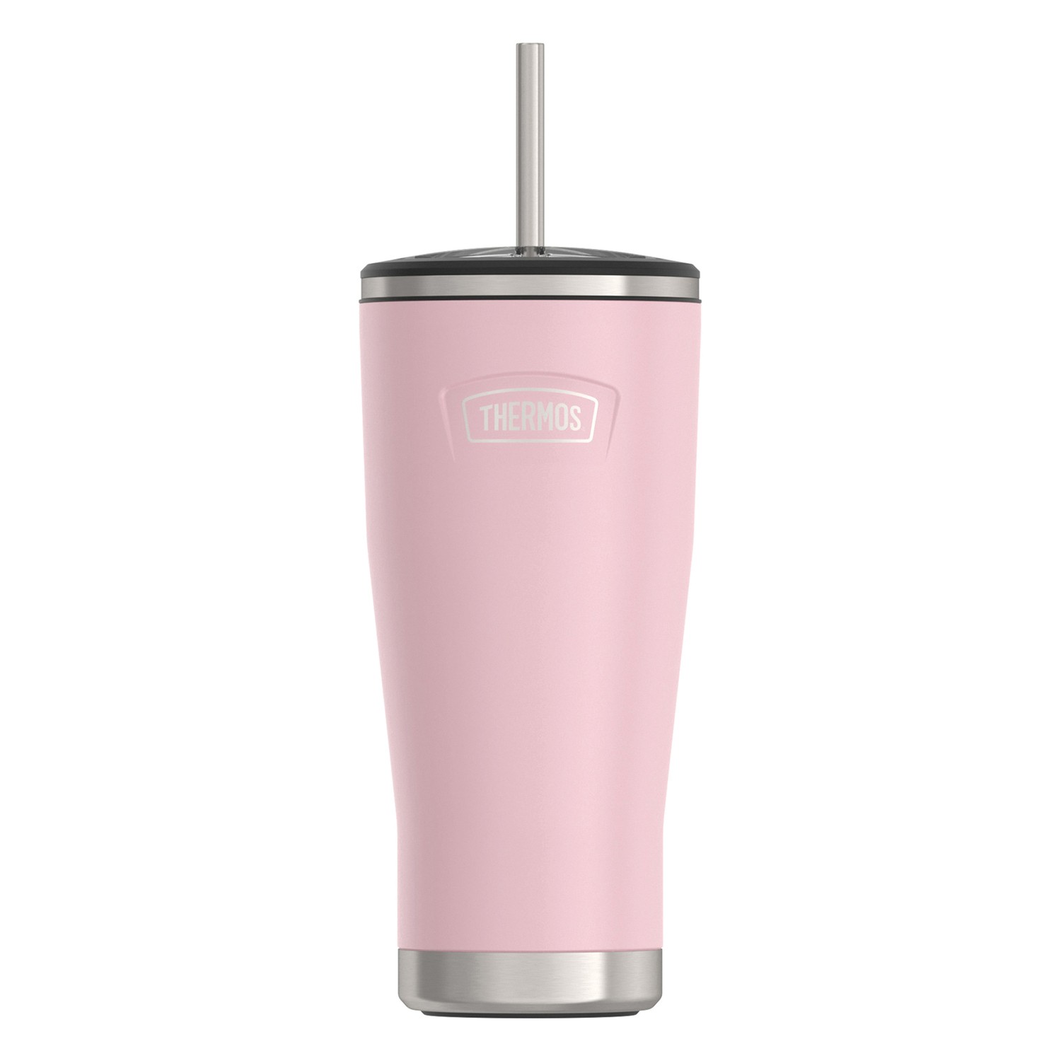 Icon 24-Oz Cold Stainless Steel Tumbler Straw