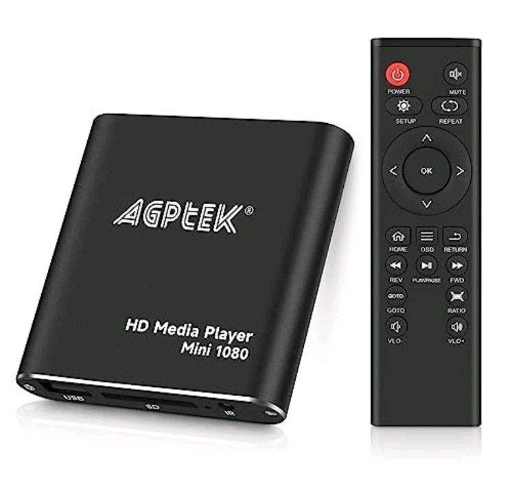 HDMI Media Player, Black Mini 1080P Full-Hd Ultra HDMI Digital Media Player