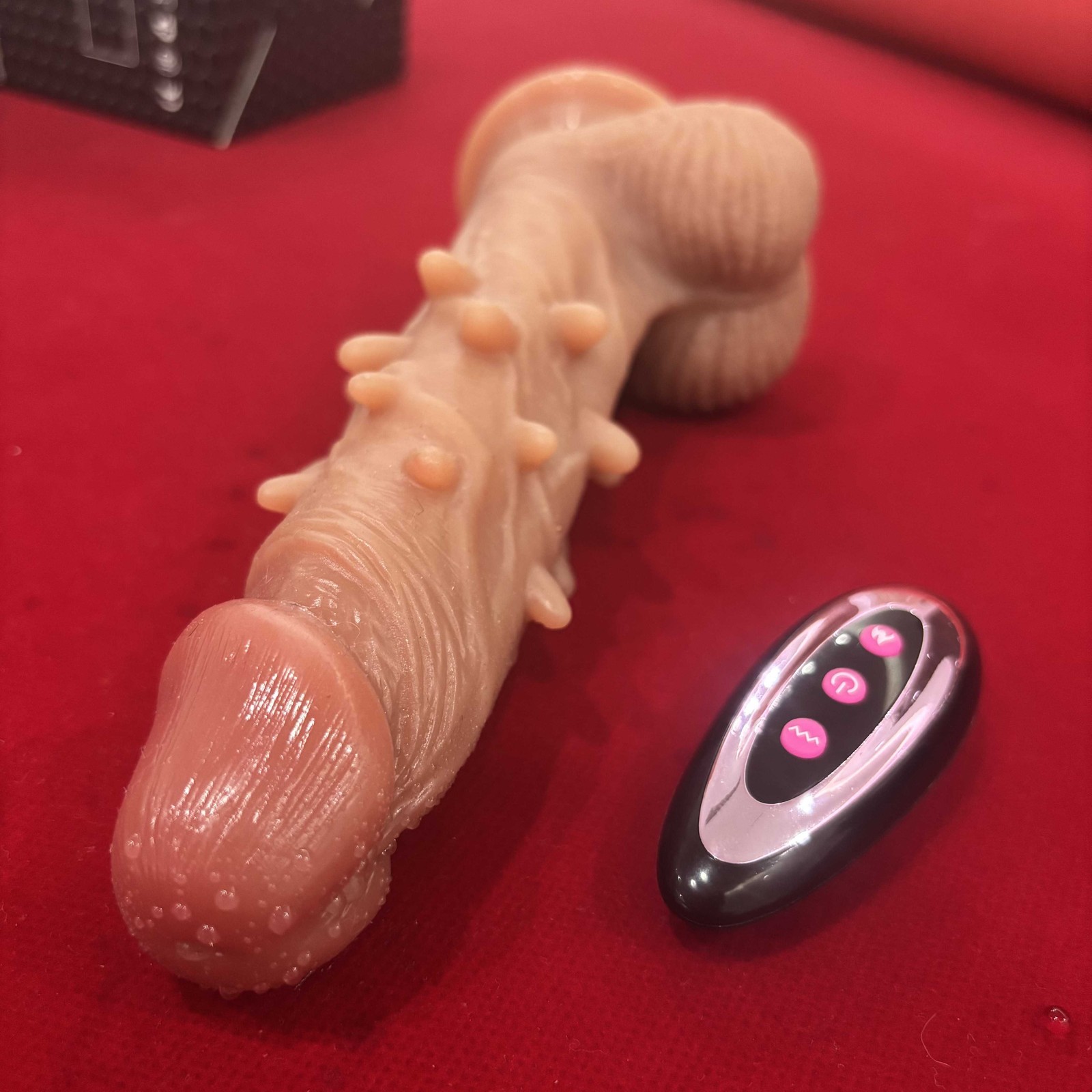 Male Thrusting Dildo Vibrator Anal Butt Plug Prostate Massager Sex Toy for Women