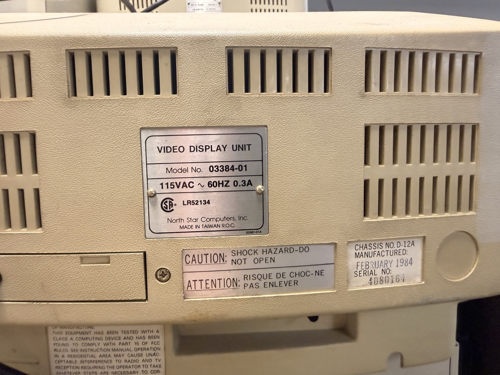 Northstar Dimensions Vintage Computer