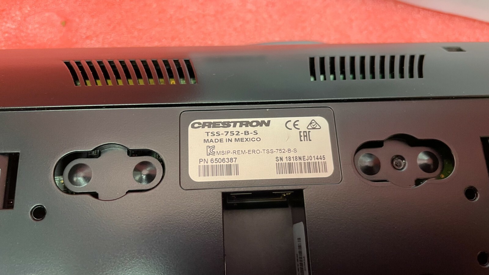 Crestron TSS-752-B-S, 7" Touch Screen Black (6506387)