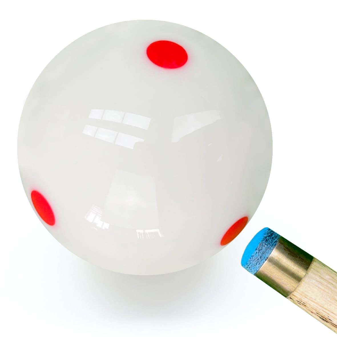 3A Grade 6-Red Dot Billiard Training Cue Ball, 2.25" Standard Size Pool Pract...