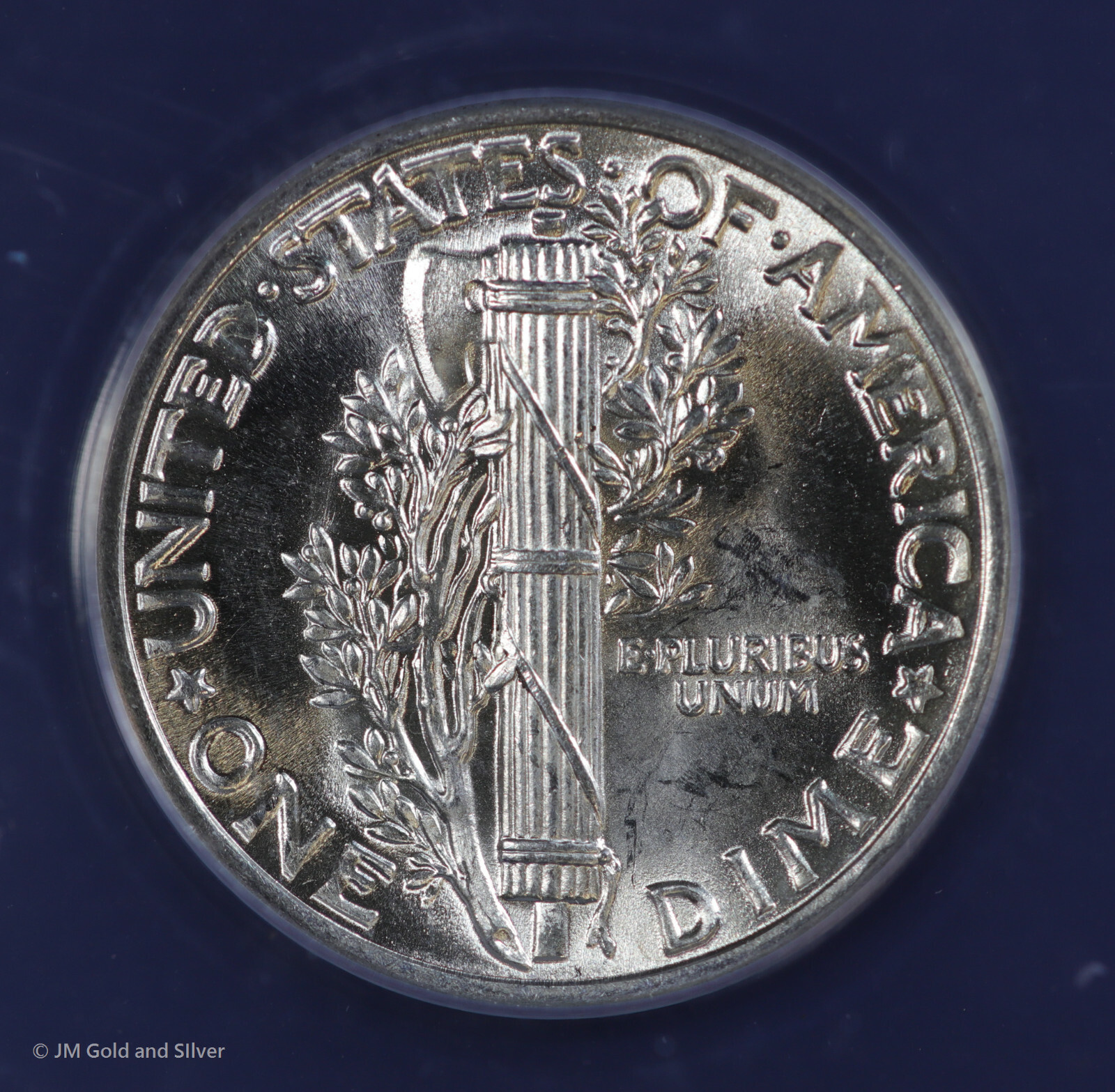 1940 10c Silver Mercury Dime ANACS MS 64 FSB | UncirculatedB BU Full Split Bands