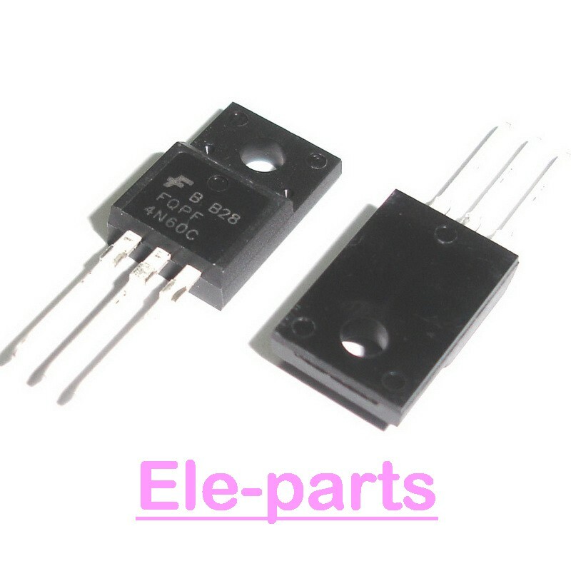 10 PCS FQPF4N60C TO-220 FQPF4N60 FQPF 4N60C Chip N-Channel Mosfet Transistors