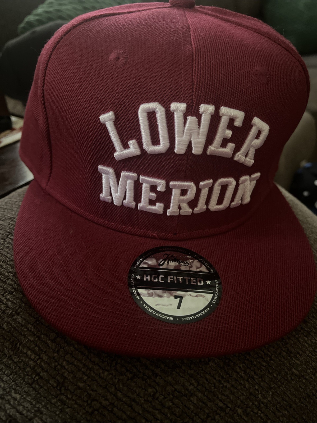Kobe Bryant Lower Merion Headgear Classic Hat HGC Fitted Cap Size 7