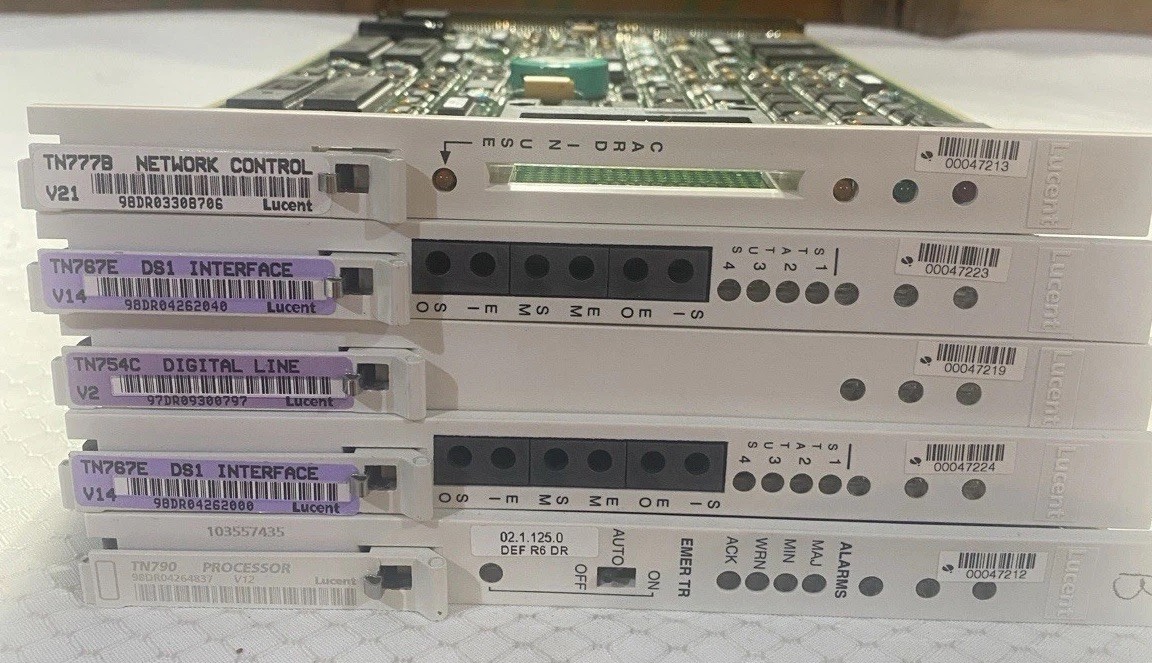Lot of 5 Lucent Avaya Definity System Cards TN7778 TN707E TN754C TN787E TN790