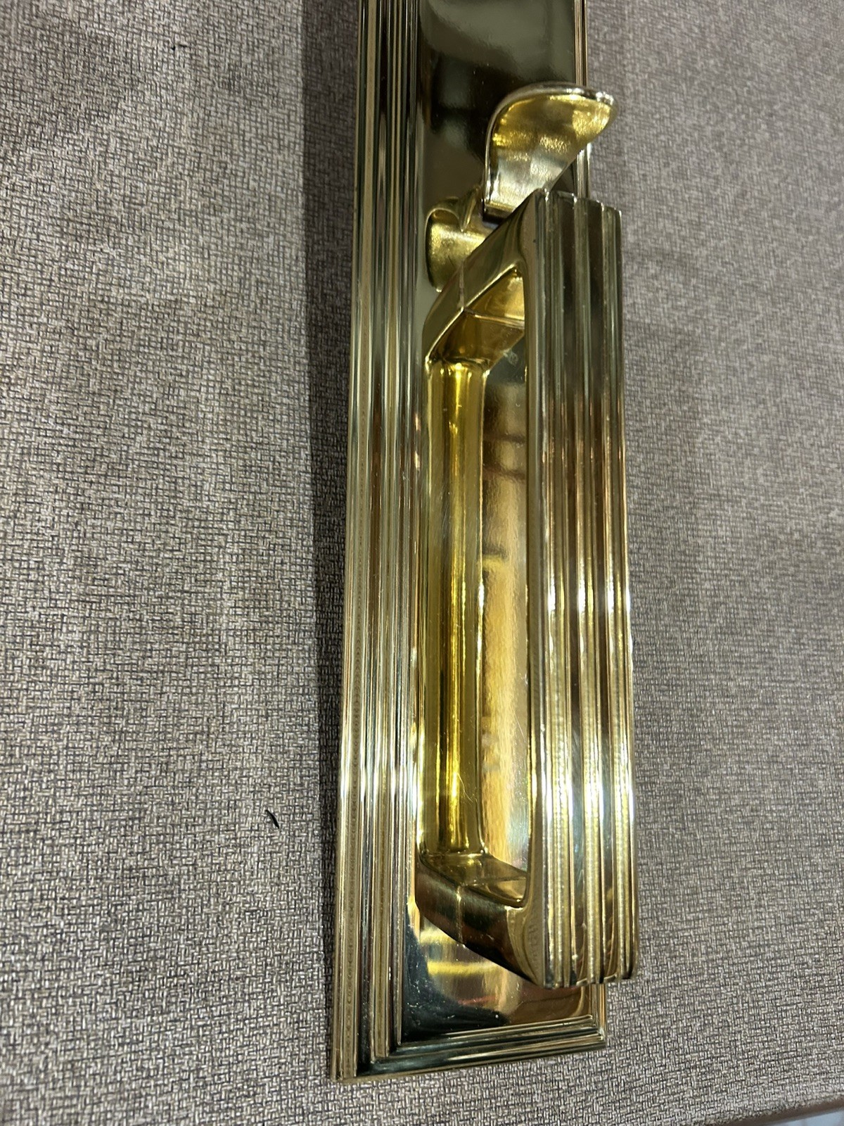Baldwin Tremont 6605 Exterior Active Face Plate Gold Trim