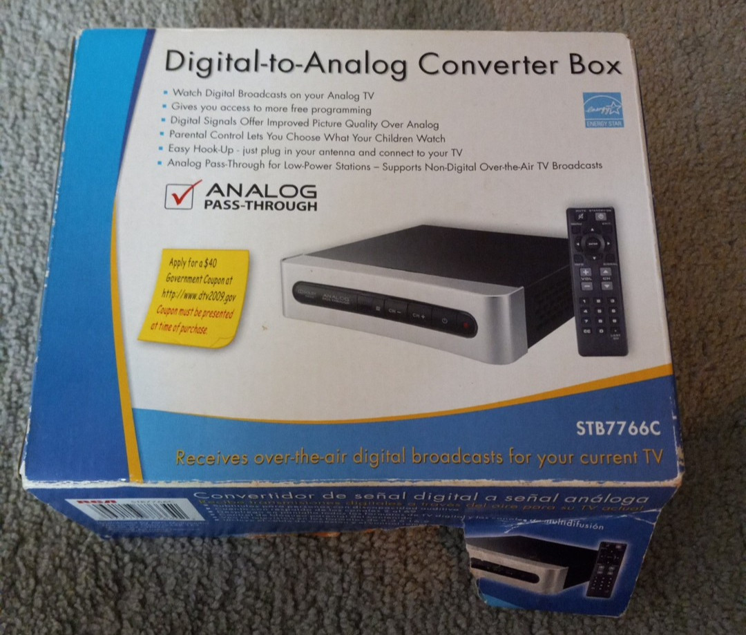 RCA Digital To Analog Converter Box STB7766C