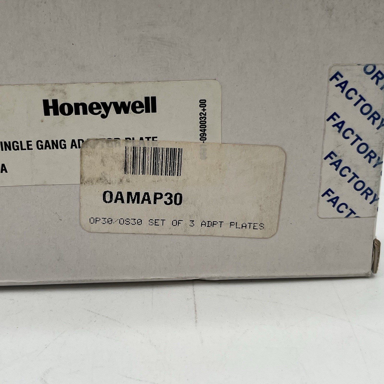 NEW!! 3pk Honeywell Single Gang Adapter Plate Black, Charcoal & Gray - OAMAP30