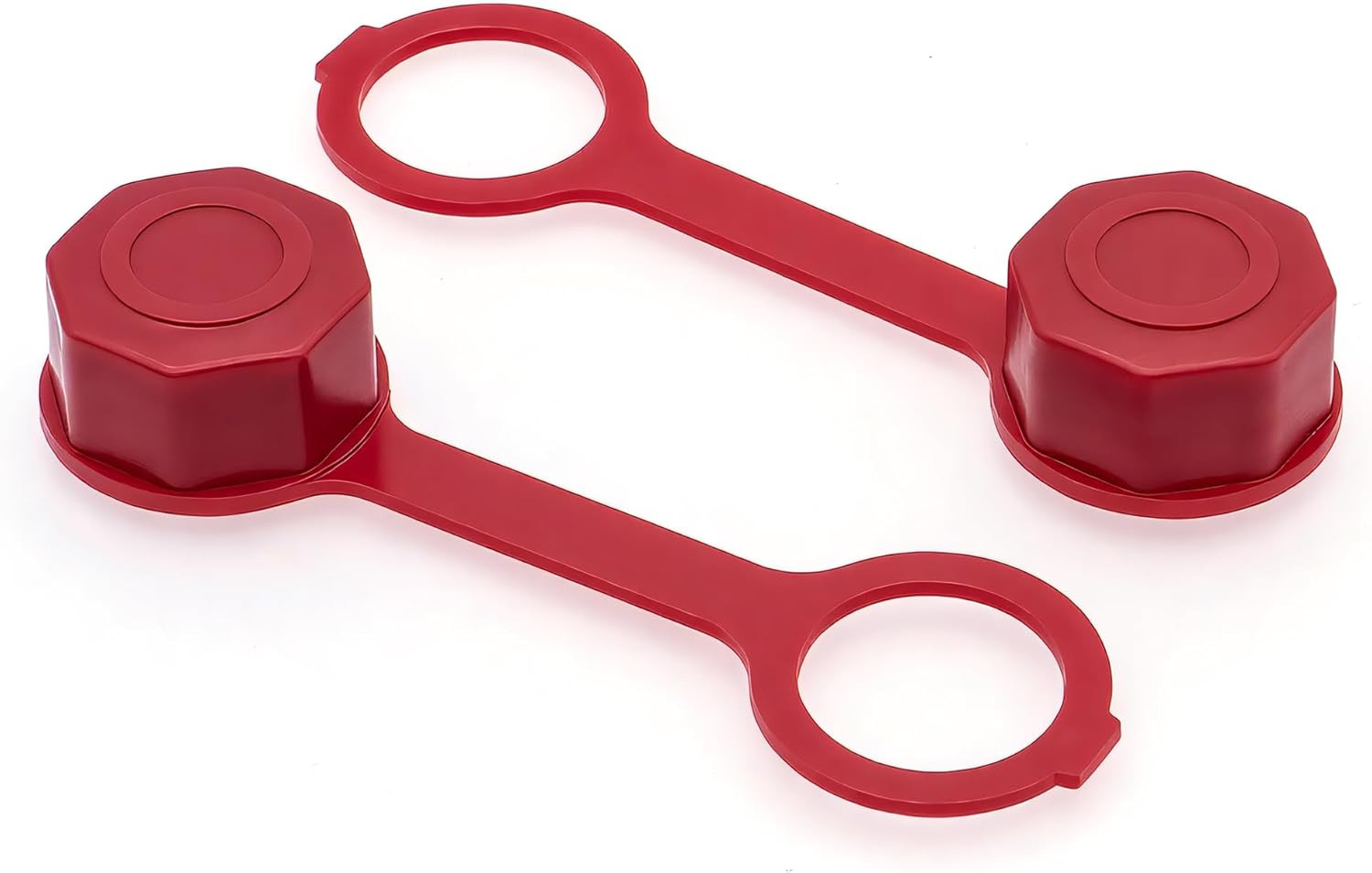 2PCS Gas Can Vent Caps, Fit for Most Fuel Diesel Kerosene Jugs (Red)
