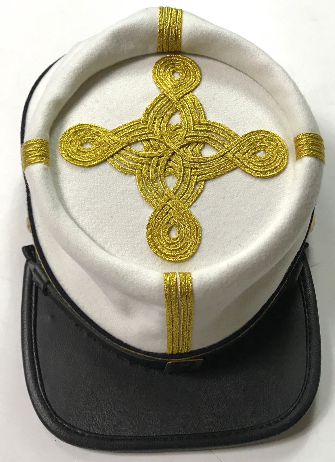 CIVIL WAR CONFEDERATE CS GENERAL CAVALRY OFFICER KEPI FORAGE CAP-MEDIUM