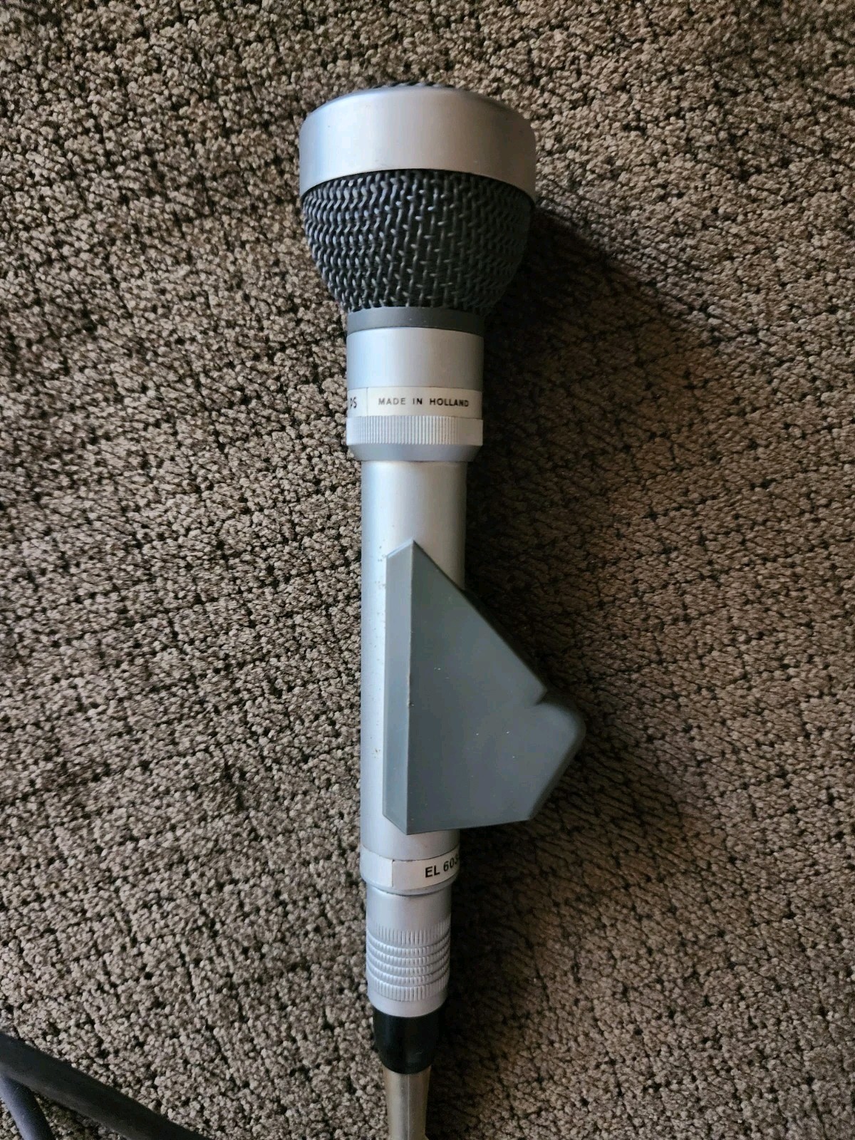 Vintage Phillips Microphone EL6033/10 500 ohm