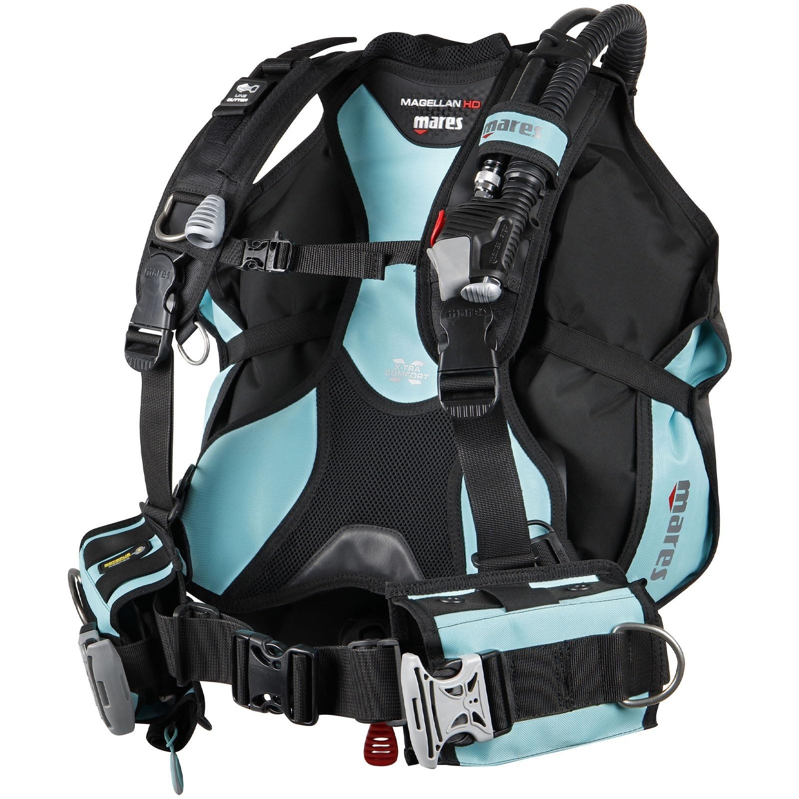 Mares Magellan HD BCD - Unisex Versatile Lightweight Foldable Backmounted Scu...