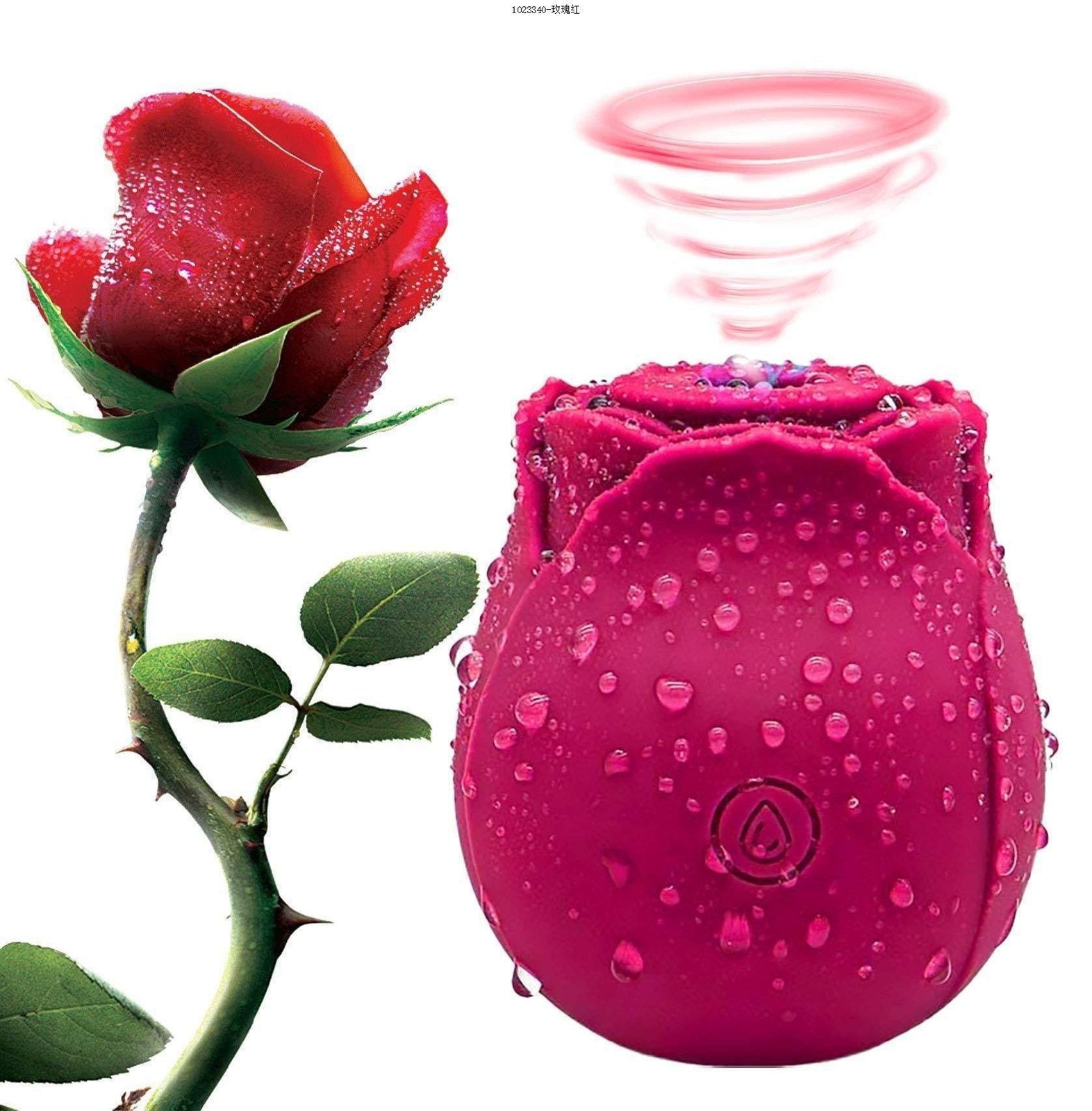 10 Speeds Rose Massager, Waterproof Romantic Gift Female Anniversary for Women