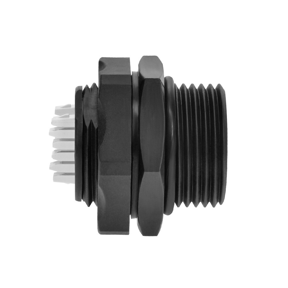 10 PACK CAT6 RJ45 Shielded Water Resistant Industrial Panel Mount Bulkhead Jack