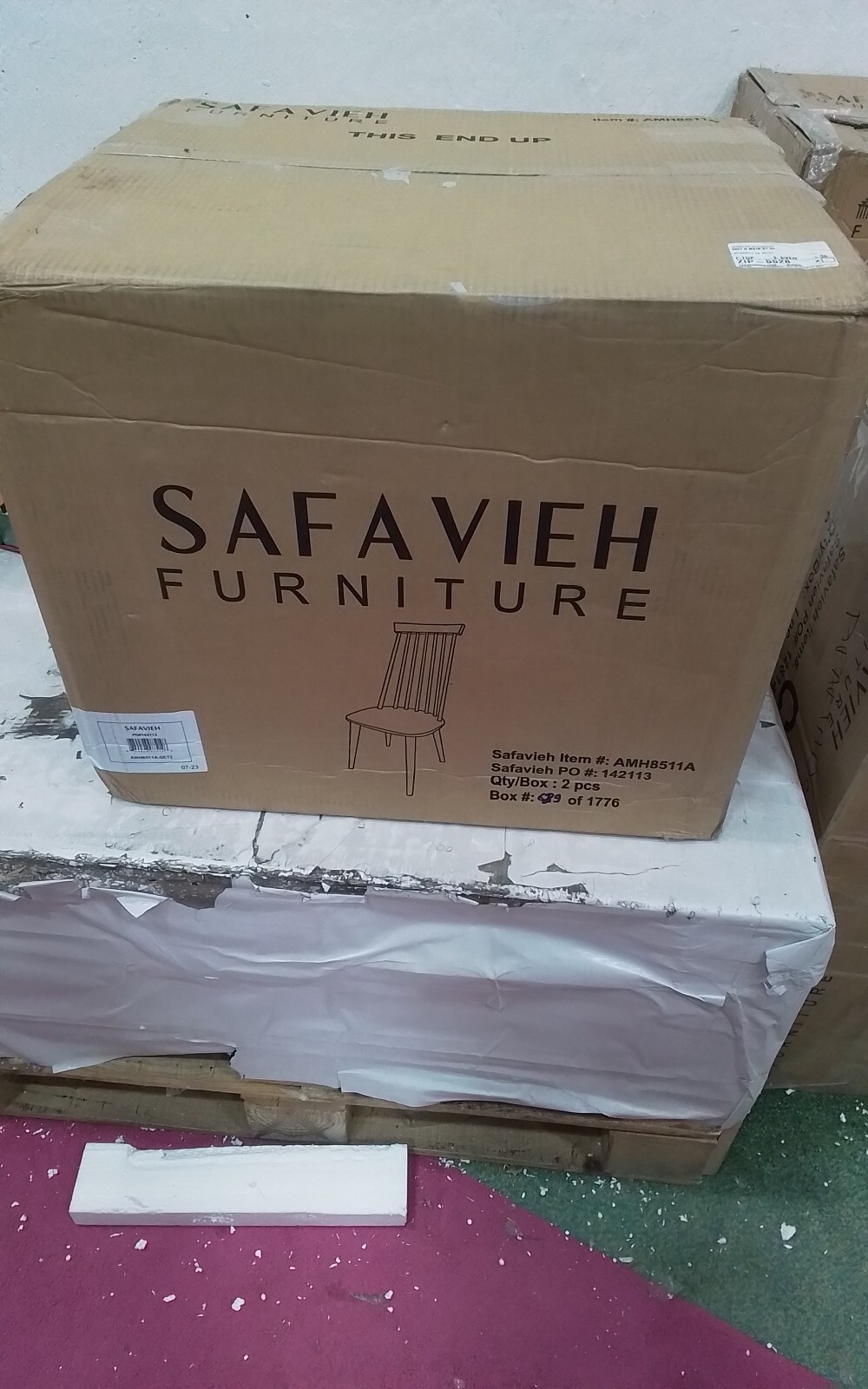 Safavieh BURRIS SIDE CHAIR, Reduced Price 2172742187 AMH8511A