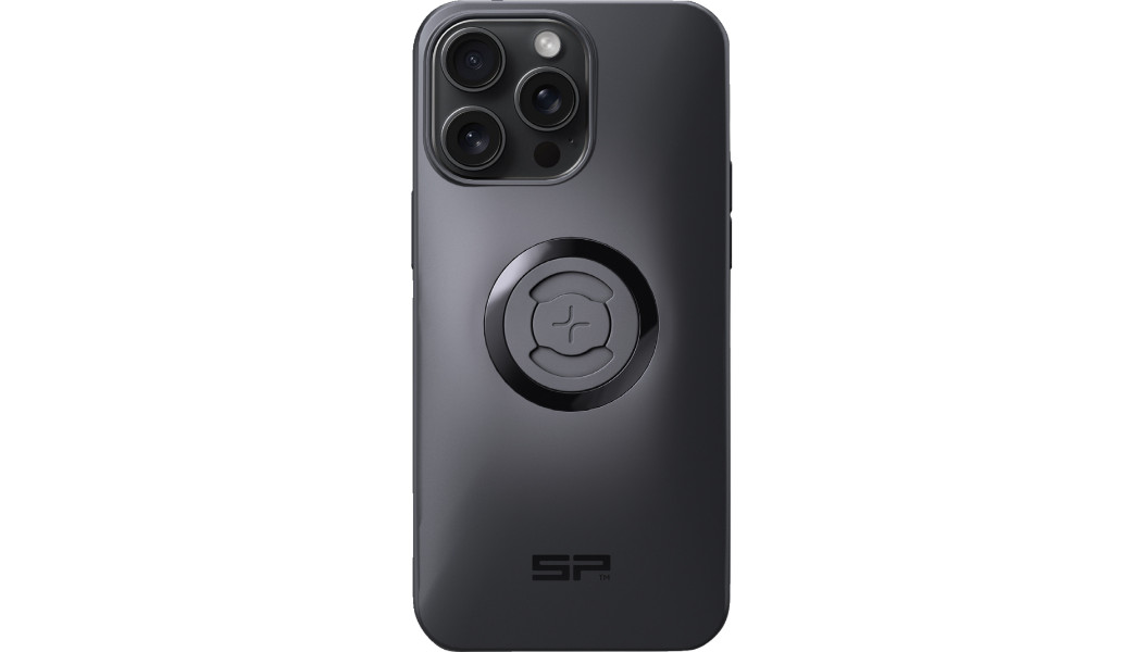 NEW SP CONNECT 52671 SPC+ Phone Case - iPhone 15 Pro Max - Black - MOTORCYCLE