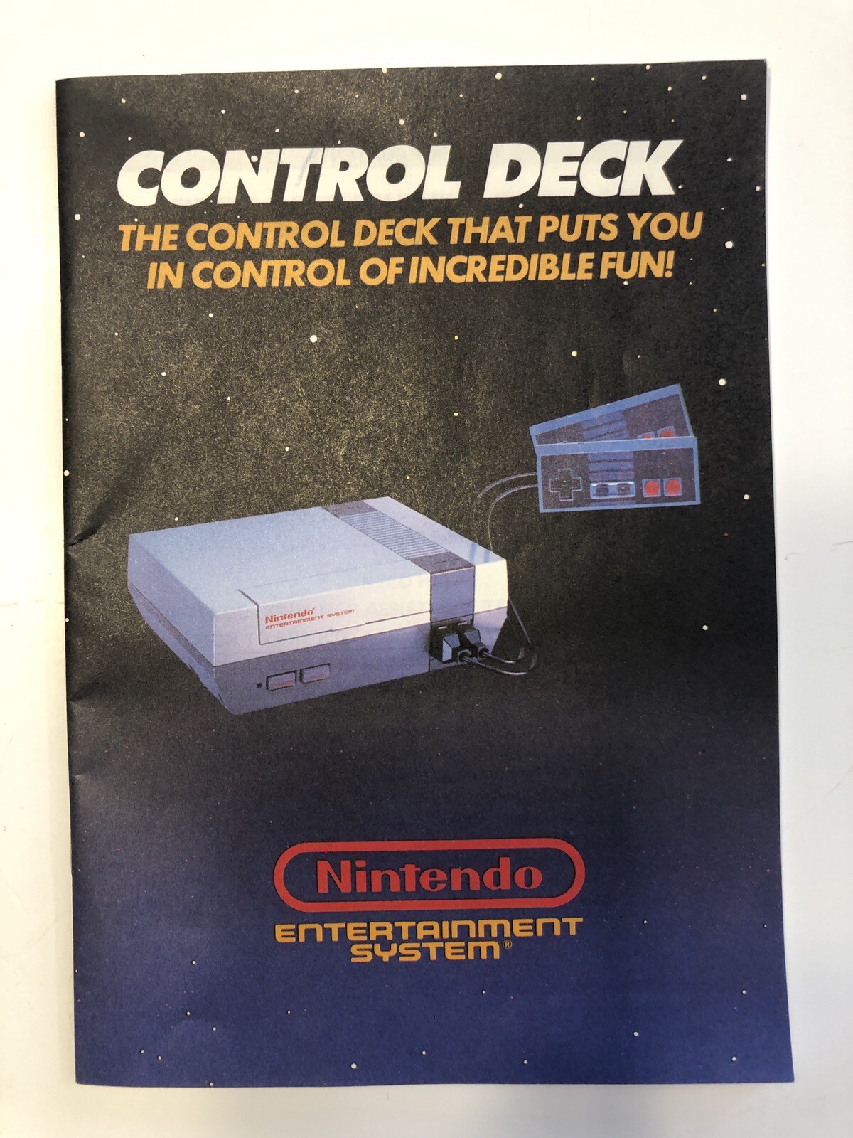 Original Nintendo Entertainment System NES  Control Deck Instruction Manual