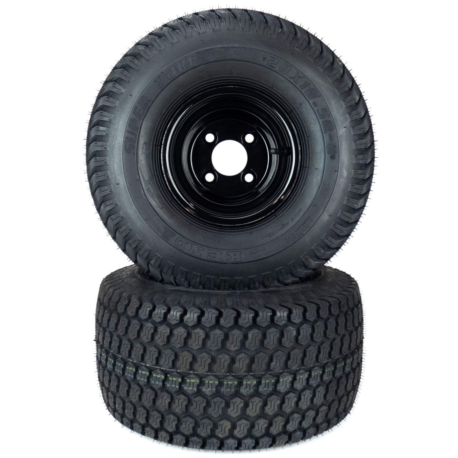 Super Turf Tire Assemblies 20x10.50-8 Fits Toro GrandStand 48" 52" 140-1888