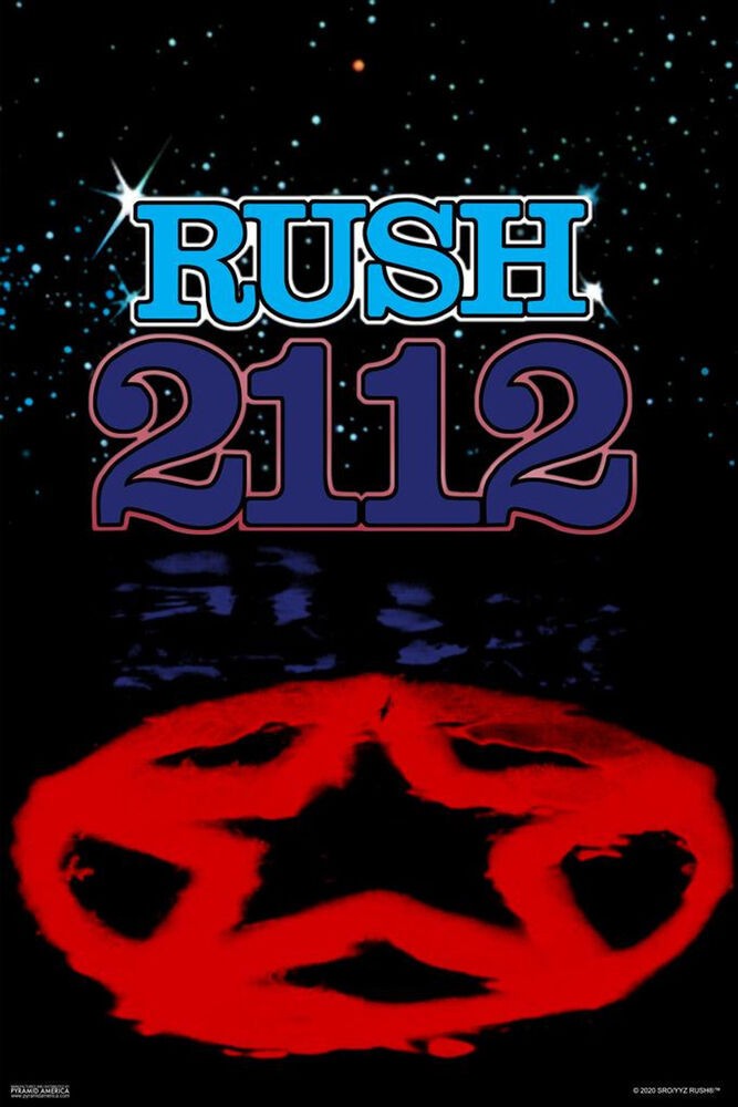 Poster Studio B - Rush - 2112 - Regular Size Music Band 24x36" NEW Graphic Art