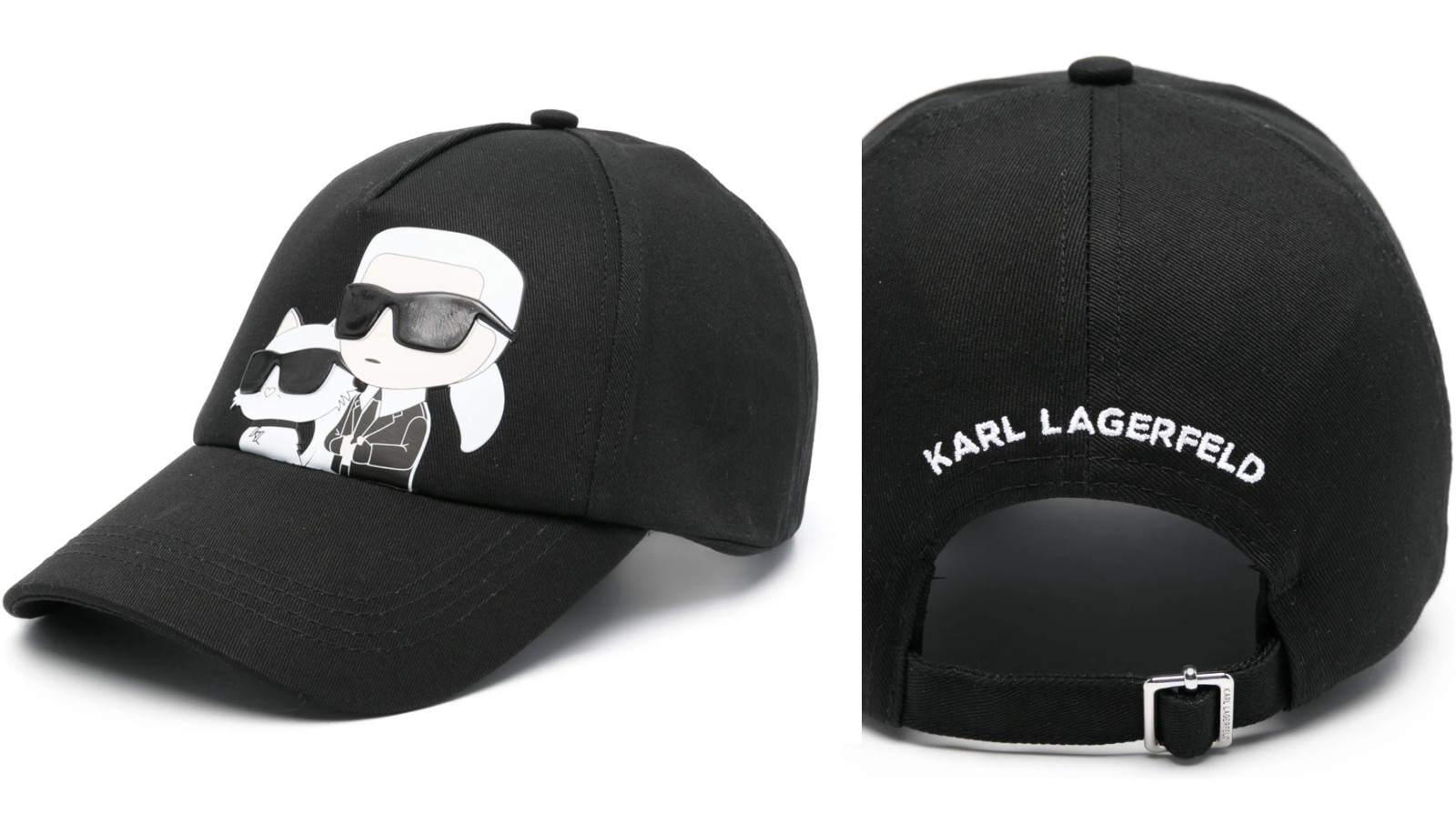 Karl Lagerfeld Unisex Baseball Cap, Adjustable One Size, Iconic Logo,Stylish Fit