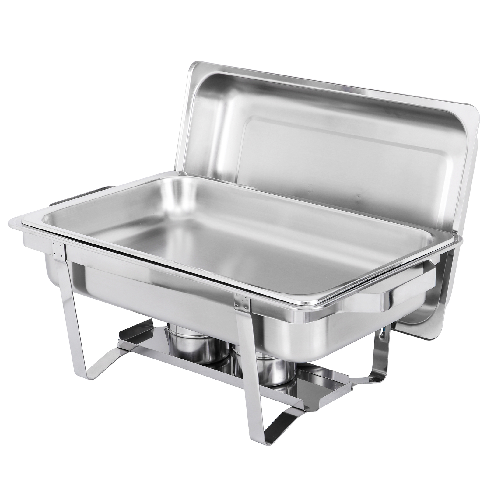 8Pack Stainless Steel Rectangular Chafing Dish Full Size Buffet Catering 8 Quart