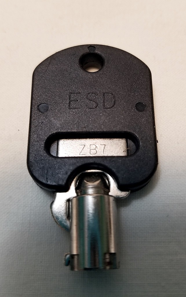 ESD Laundry Machine Coin Box and Access Panel Keys - Code ZB7 - PAIR