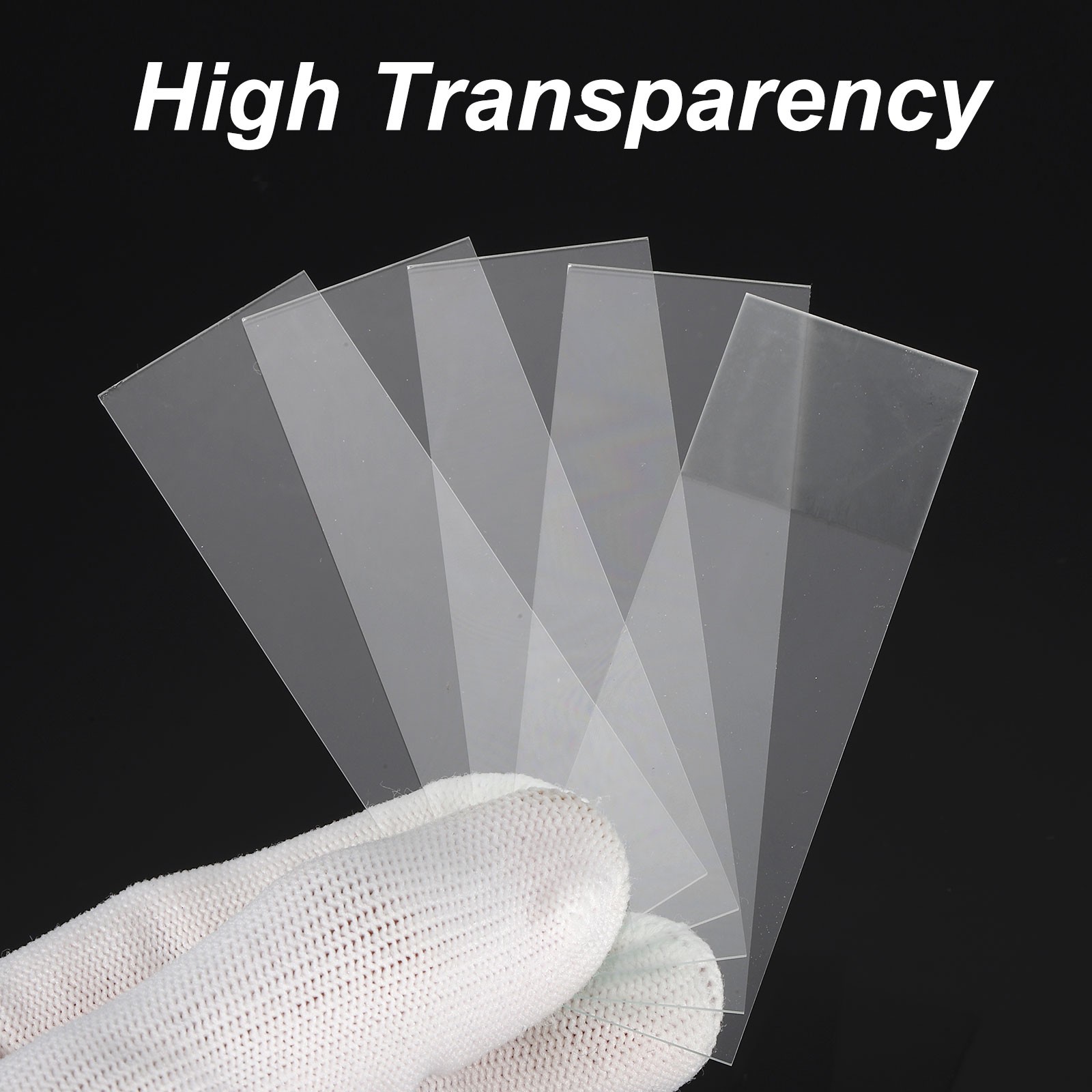 200pcs Cover Slips for Microscope Slides, 20x20mm Microscope Cover Square