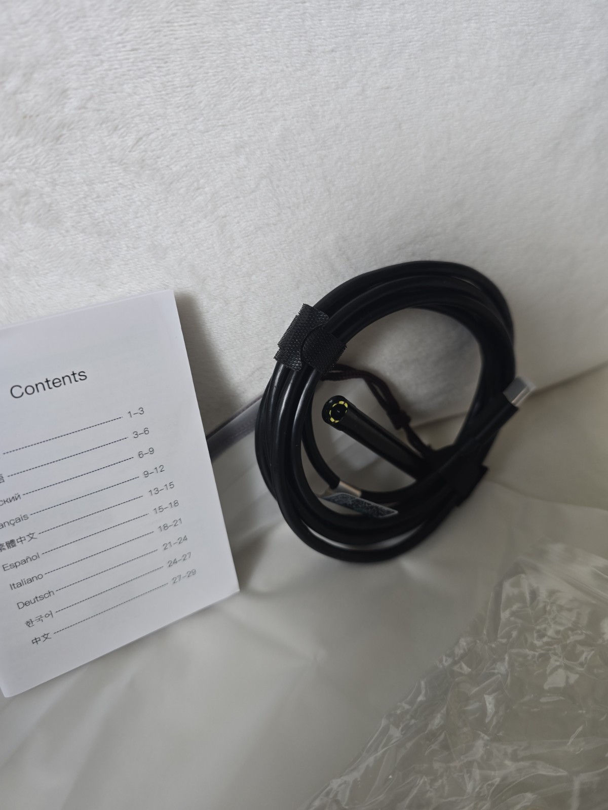USB-C Endoscope Camera for iPhone 15/16, iPad & Android HD Inspection Borescope