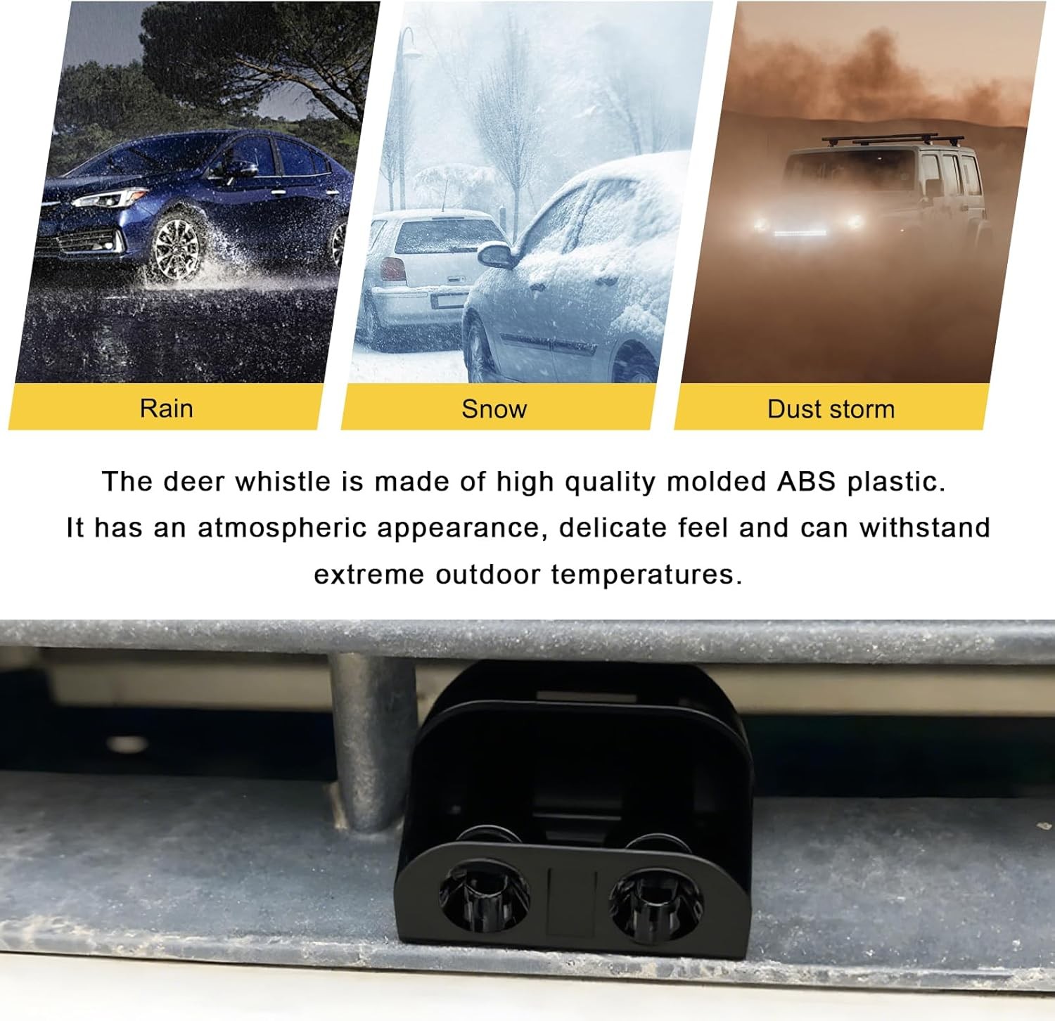 Deer Warning Whistles 4pc Adhesive for Vehicles