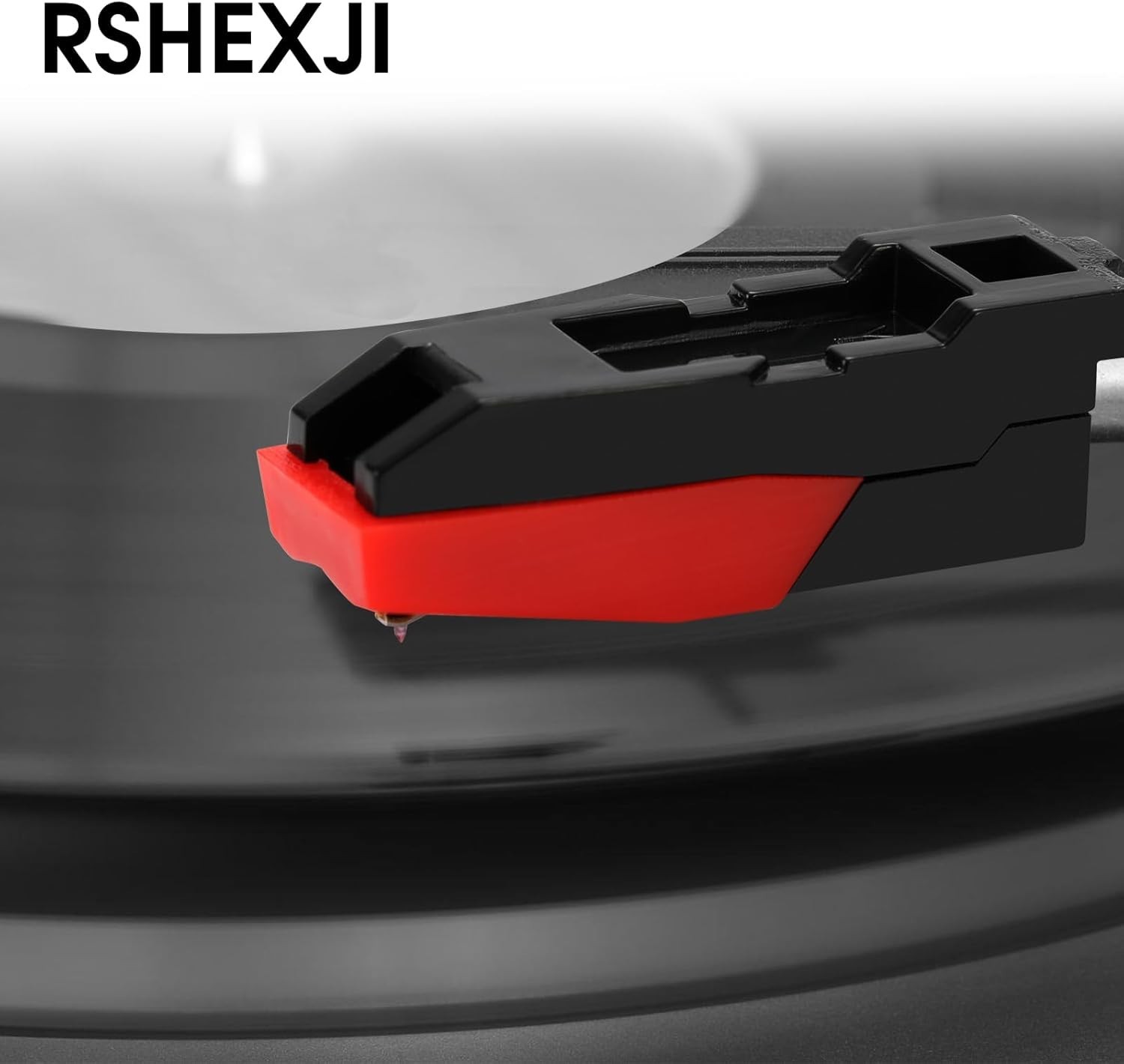 1 Cartridge with 4 Record Player Needles Replacement – Diamond Stylus for...