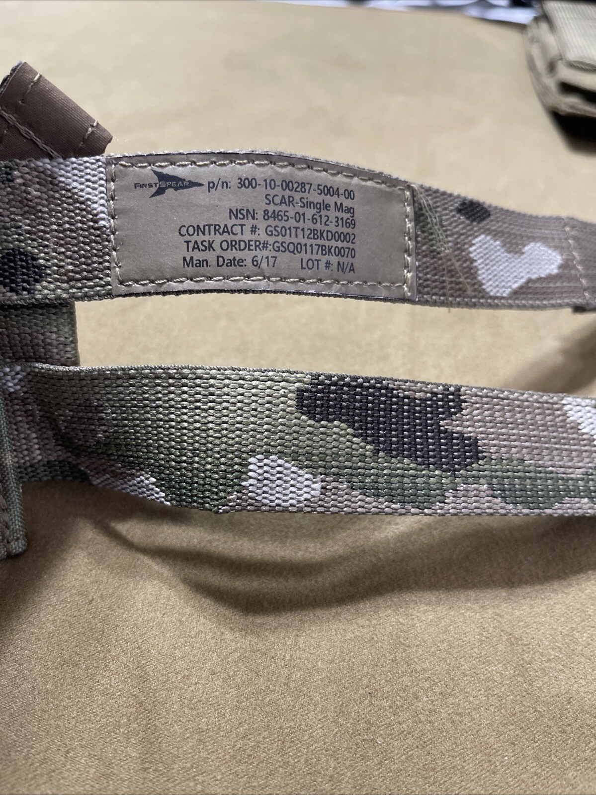 NEW First Spear SCAR/ 7.62 Single Mag Pouch Multicam