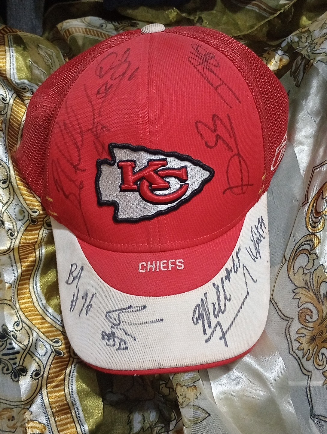 Autographed Chiefs Baseball Cap