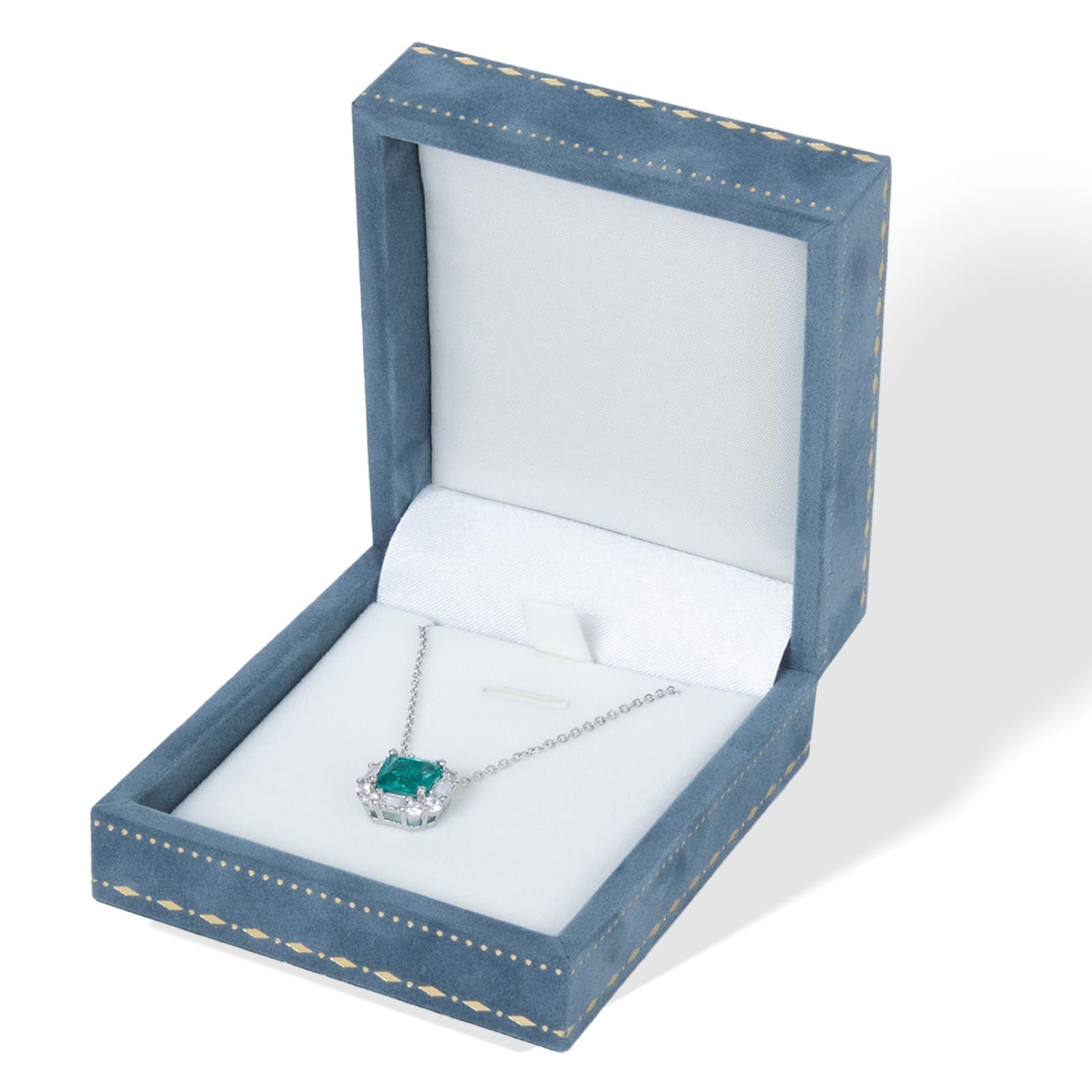 Velvet Jewelry Gift Boxes for Necklace, Pendant, Earrings, and Bracelets - El...