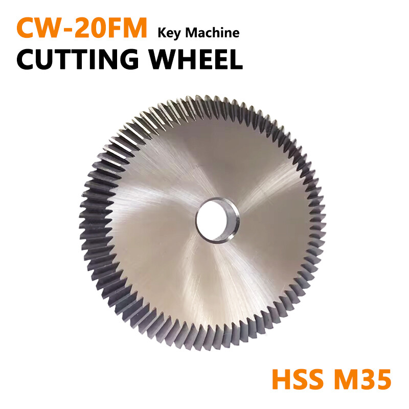 CW-20FM Key Machine Cutter Cutting Wheel HSS M35 Compatible with HPC 1200 Series