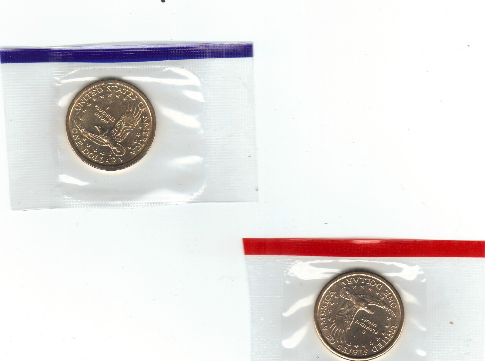 2005 P+D UNCIRCULATED SACAGAWEA DOLLAR STILL IN MINT CELLO NICE L@@K