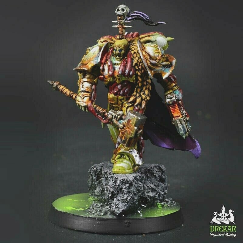 Chaos Lord of Nurgle  ** COMMISSION **  pro painting