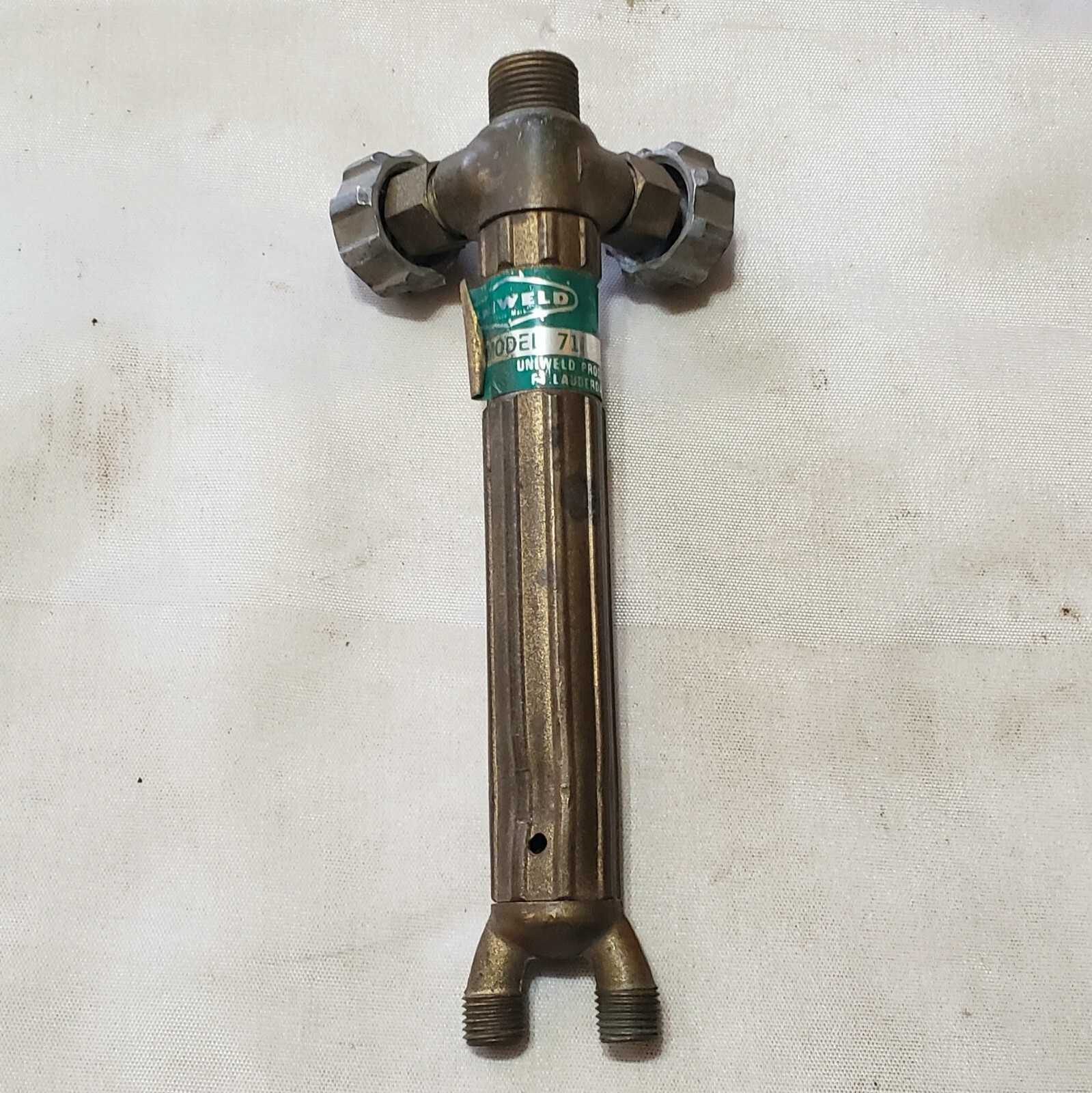 Uniweld 71 Cutting Welding Brazing Torch Handle Aircraft Type 17 CA100