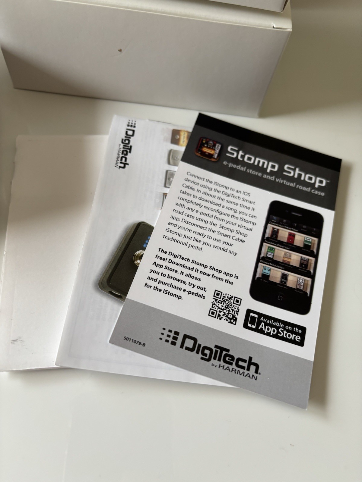 DigiTech iSTOMP DOWNLOADABLE STOMPBOX Multi-Effects Guitar Effect Pedal NOB