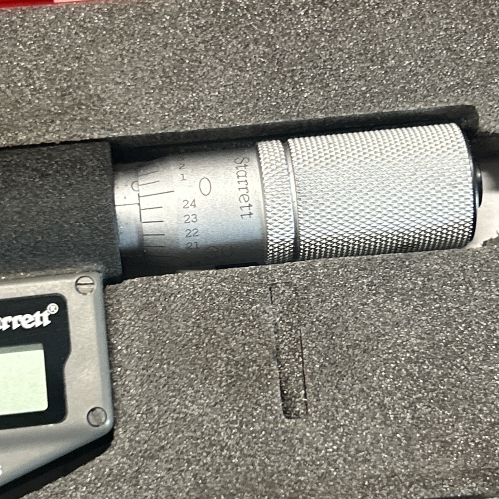 Starrett 3732XFL-1 0-1" Electronic Micrometer