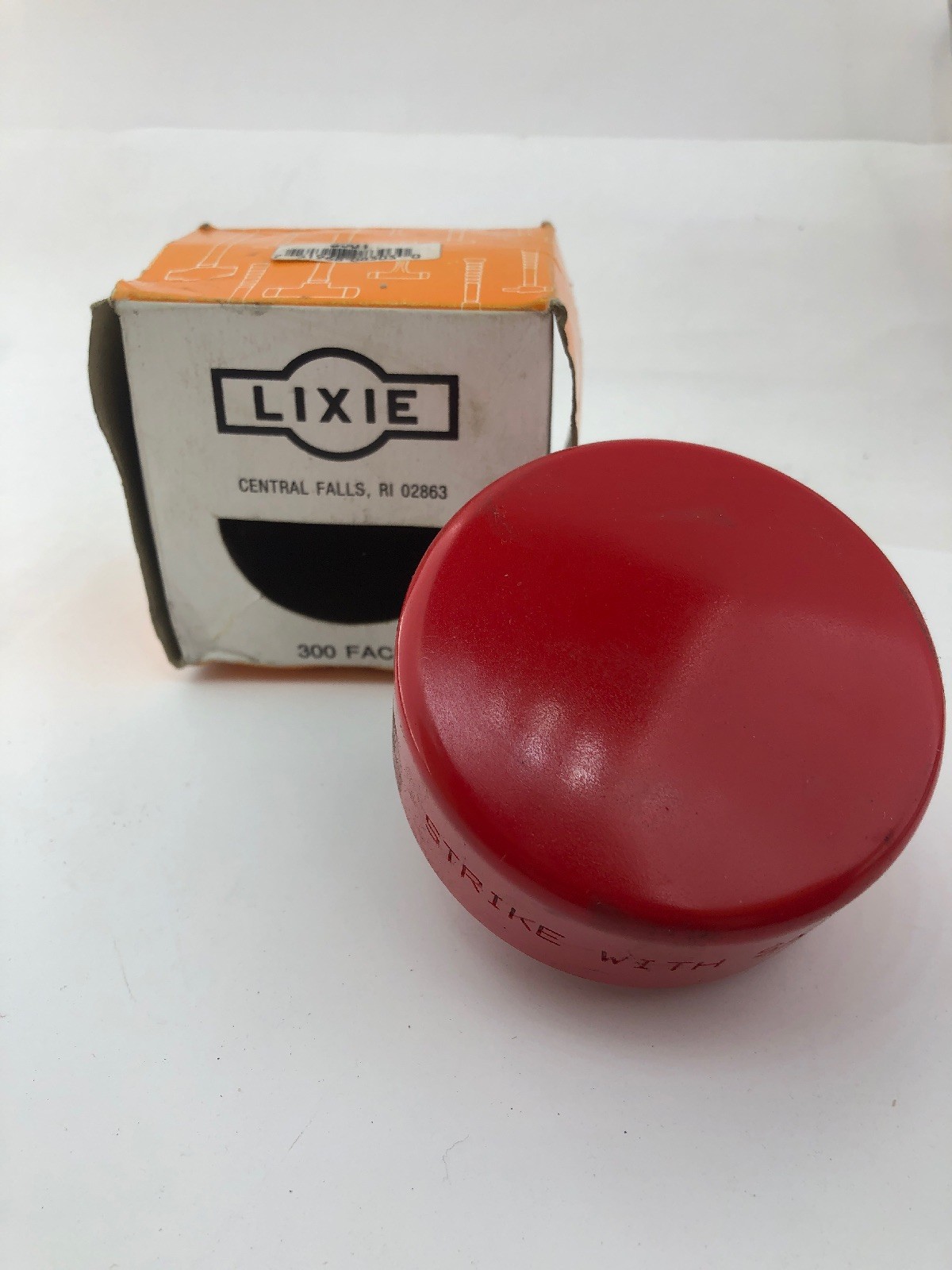 Lixie 3” Tough Urethane Hammer Face Red Replaceable Screw-In NOS