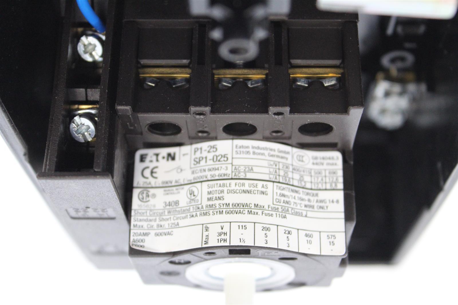 Eaton P1-25 SP1-025 Schalter used